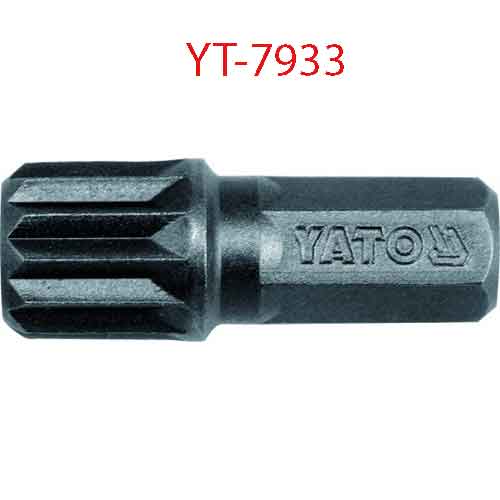 Đầu mũi hoa thị 8mmx30mm M12 20 cái YATO YT-7933