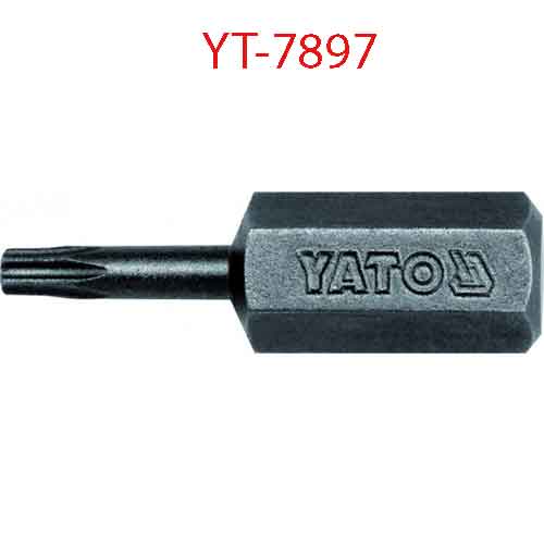 Đầu mũi sao 6 cạnh 8mmx30mm, 50 chi tiết, T10 YATO YT-7897