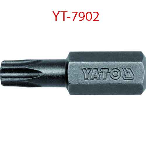 Đầu mũi sao 6 cạnh 8mmx30mm, 50 chi tiết, T30 YATO YT-7902
