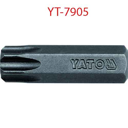 Đầu mũi sao 6 cạnh 8mmx30mm, 50 chi tiết, T50 YATO YT-7905