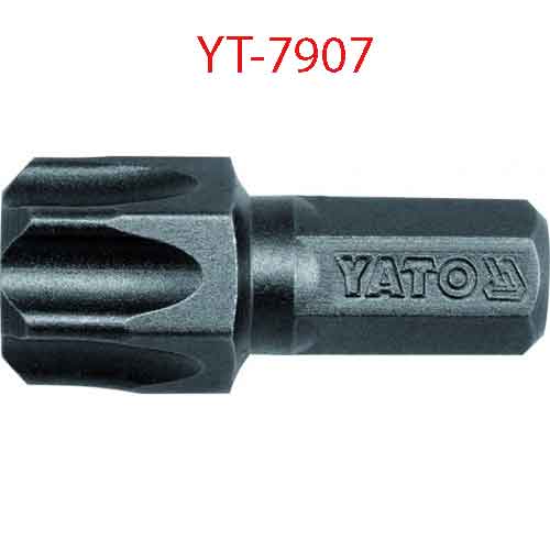 Đầu mũi sao 6 cạnh 8mmx30mm, 50 chi tiết, T60 YATO YT-7907