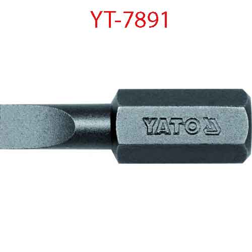 Đầu mũi vít 2 cạnh 8mmx30mm, 50 chi tiết, 5.5mm YATO YT-7891