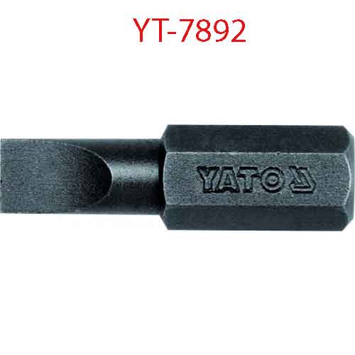 Đầu mũi vít 2 cạnh 8mmx30mm, 50 chi tiết, 6.5mm YATO YT-7892