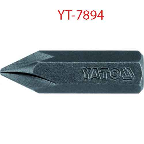 Đầu mũi vít 4 cạnh 8mmx30mm, 50 chi tiết, Ph1 YATO YT-7894