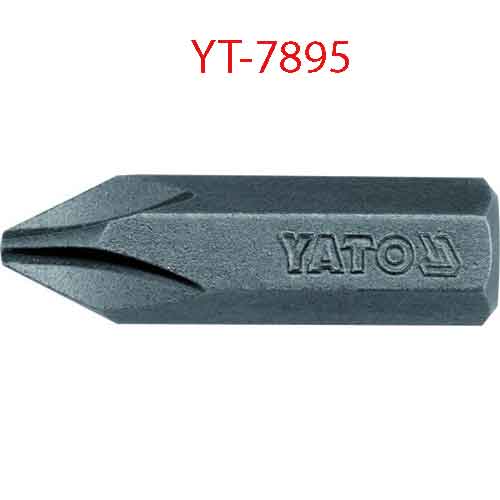 Đầu mũi vít 4 cạnh 8mmx30mm, 50 chi tiết, Ph2 YATO YT-7895