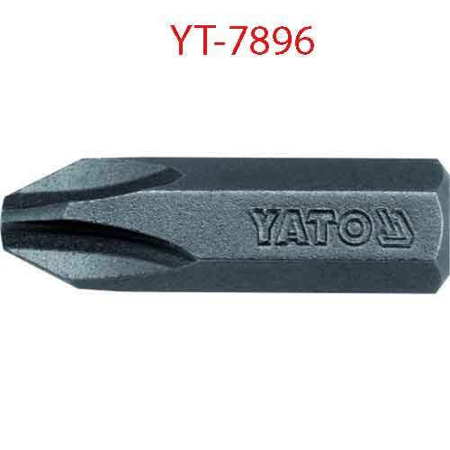 Đầu mũi vít 4 cạnh 8mmx30mm, 50 chi tiết, Ph3 YATO YT-7896