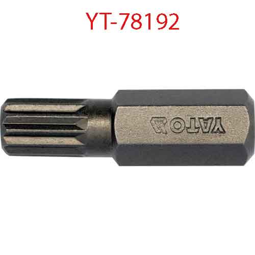Đầu mũi vít hoa thị 8mmx30mm, 10 chi tiết, M8 YATO YT-78192
