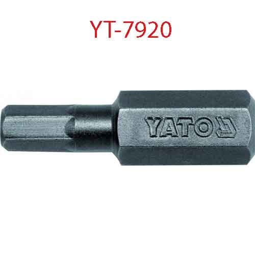Đầu mũi vít Lục giác 8mmx30mm, 50 chi tiết, 5mm YATO YT-7920