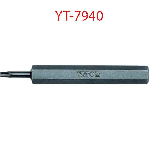 Đầu mũi vít sao 6 cạnh 8mmx70mm T10 20 cái YATO YT-7940
