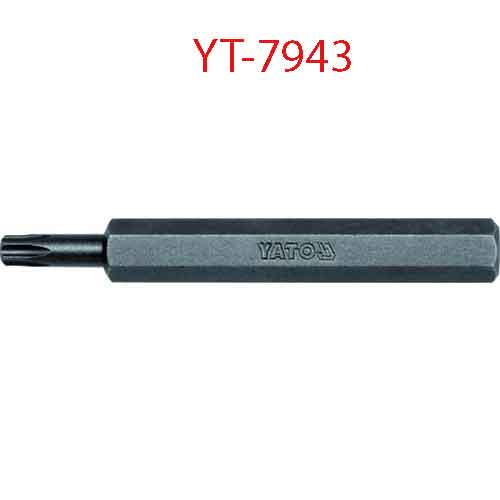 Đầu mũi vít sao 6 cạnh 8mmx70mm T25 20 cái YATO YT-7943