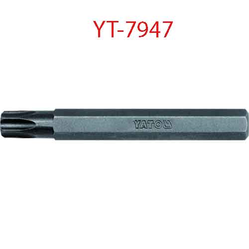 Đầu mũi vít sao 6 cạnh 8mmx70mm T45 20 cái YATO YT-7947