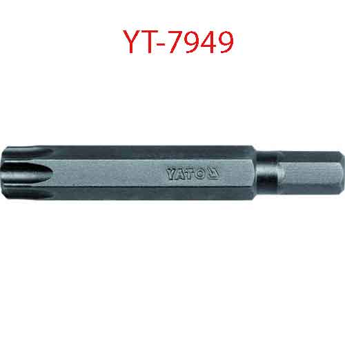 Đầu mũi vít sao 6 cạnh 8mmx70mm T55 20 cái YATO YT-7949