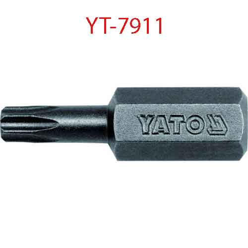 Đầu mũi vít sao nổi 8mmx30mm, 50 chi tiết, T25 YATO YT-7911