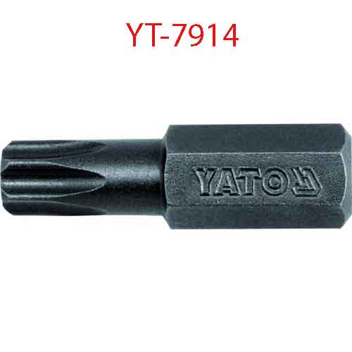 Đầu mũi vít sao nổi 8mmx30mm, 50 chi tiết, T40 YATO YT-7914