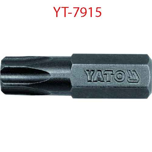Đầu mũi vít sao nổi 8mmx30mm, 50 chi tiết, T45 YATO YT-7915