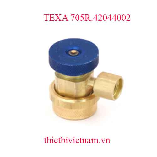 Đầu nối nhanh thấp áp màu xanh - Phụ kiện dùng cho máy nạp ga điều hòa 705R hãng Texa Model 705R.42044002