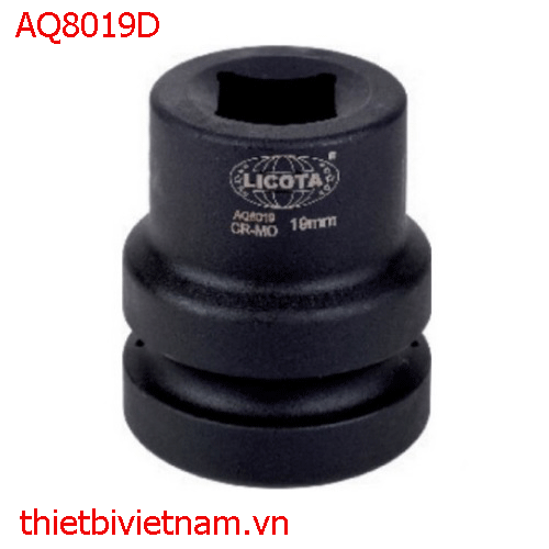 ĐẦU TÍP  ĐEN 1 inch 19mm LICOTA AQ8019D  [ Vuông ]
