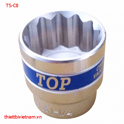 Đầu típ Đức 1/2 inch lục + bông TOP 08, 09, 10, 11 (mm) TS-C8