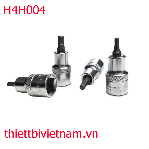 Đầu típ LICOTA 1/2 ra đầu lục giác 4 mm H4H004