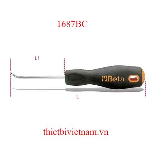 Đầu Tua Vít chính xác uốn cong ngắn có tay cầm BETA MODEL 1687AC