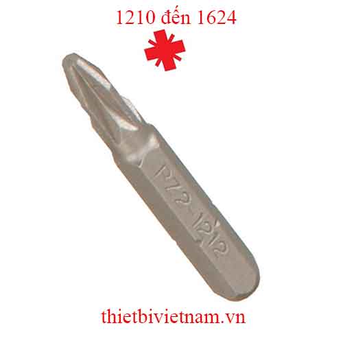 ĐẦU TUỐC NƠ VÍT 8 CẠNH HÃNG GENIUS MODEL 210 đến 1624
