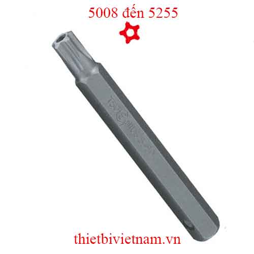 ĐẦU TUỐC NƠ VÍT ĐẦU SAO LỖ 5 ĐỈNH HÃNG GENIUS MODEL 5008 đến 5255