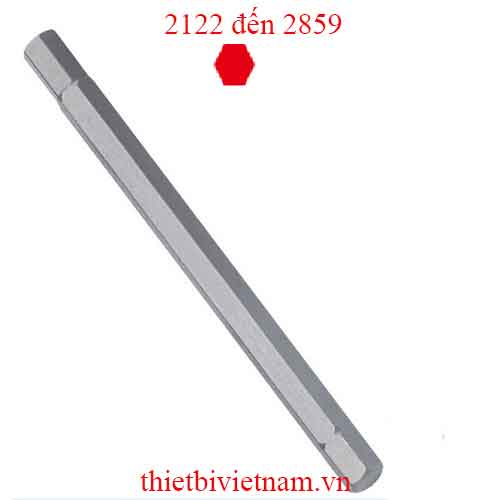 ĐẦU TUỐC NƠ VÍT LỤC GIÁC HỆ MÉT HÃNG GENIUS MODEL 2122 đến 2859