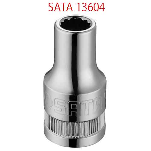 Đầu tuýp 12 cạnh 1/2 inch cỡ 13mm SATA 13604