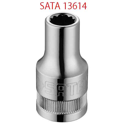 Đầu tuýp 12 cạnh 1/2 inch cỡ 23mm SATA 13614