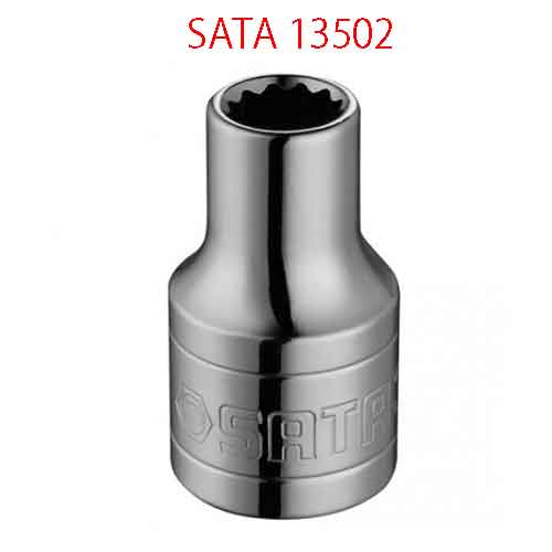 Đầu tuýp 12 cạnh 1/2 inch cỡ 3/8 inch SATA 13502