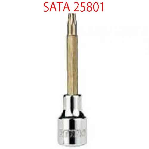 Đầu tuýp 1/2 inch loại dài mũi 10 cánh m5 SATA 25801