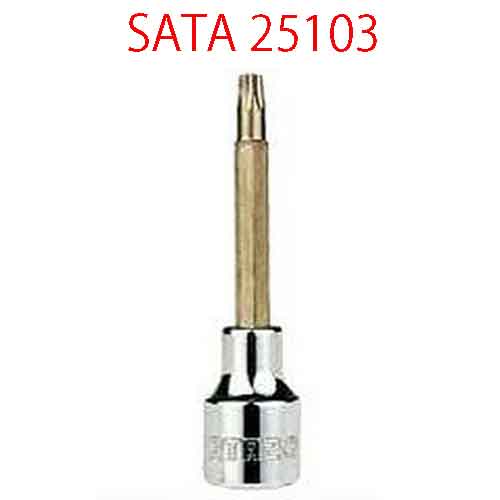 Đầu tuýp 1/2 inch loại dài mũi sao t27 SATA 25103