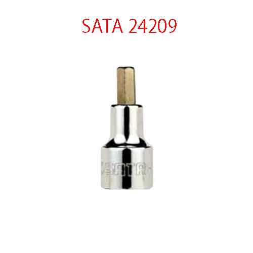 Đầu tuýp 1/2 inch mũi lục giác 17mm SATA 24209