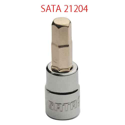 Đầu tuýp 1/4 inch mũi lục giác 6mm SATA 21204