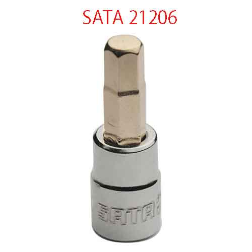 Đầu tuýp 1/4 inch mũi lục giác 7mm SATA 21206