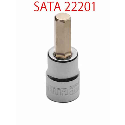 Đầu tuýp 3/8 inch mũi lục giác 3mm SATA 22201