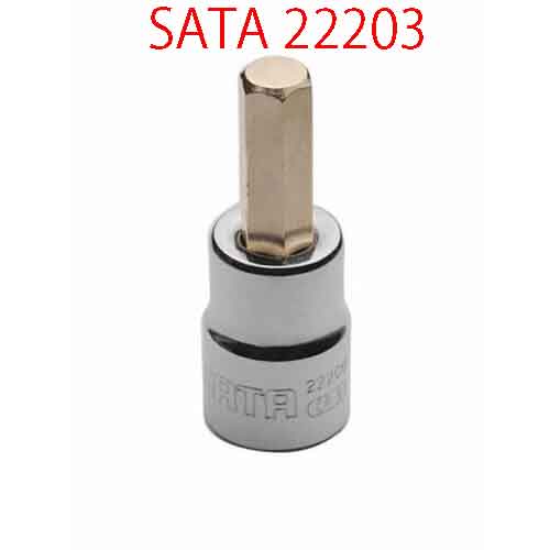 Đầu tuýp 3/8 inch mũi lục giác 5mm SATA 22203