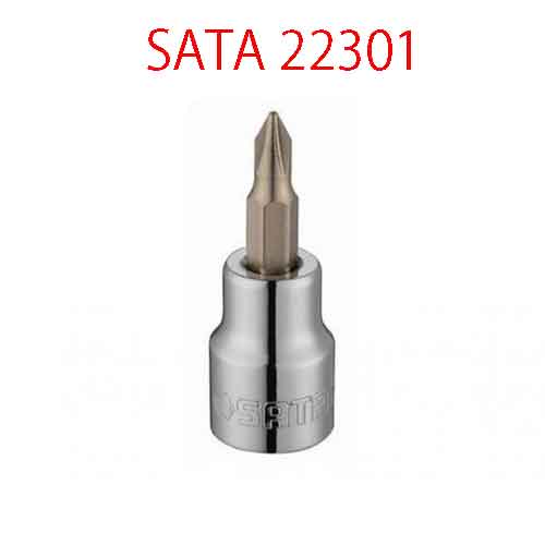 Đầu tuýp 3/8 inch mũi pake #1 SATA 22301
