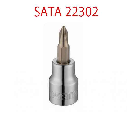 Đầu tuýp 3/8 inch mũi pake #2 SATA 22302