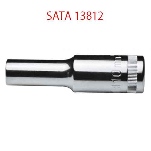 Đầu tuýp dài 12 cạnh 1/2 inch cỡ 12mm SATA 13812