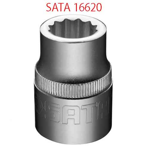 Đầu tuýp dài 12 cạnh 3/4 inch cỡ 46mm SATA 16620