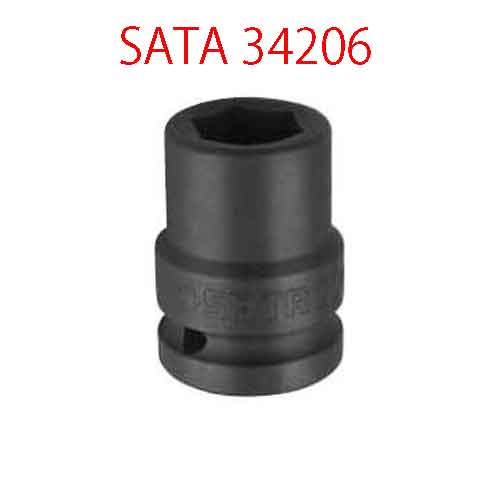 Đầu tuýp đen 3/8 inch cỡ 11mm SATA 34206