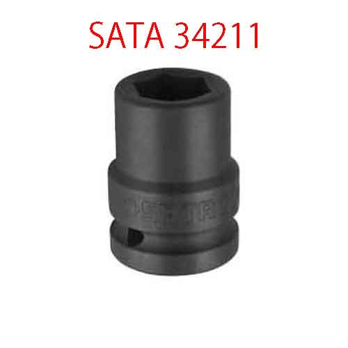 Đầu tuýp đen 3/8 inch cỡ 16mm SATA 34211