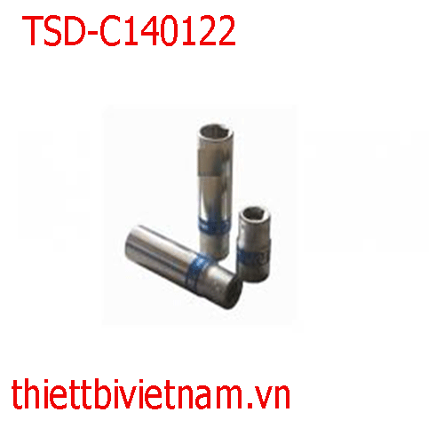 Đầu tuýp Đức 1/4 inch dài, chiều dài 50 mm TOP ( lục ) 12 TSD-C140122