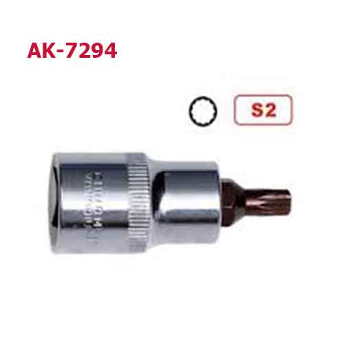 Đầu tuýp gắn mũi bông 12 cạnh AK-7294
