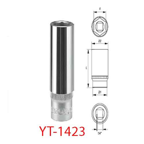 Đầu tuýp loại dài 12mm 1/4