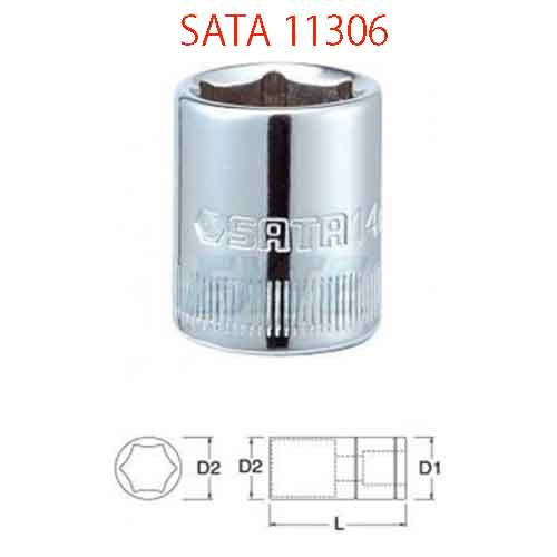 Đầu tuýp lục giác 1/4