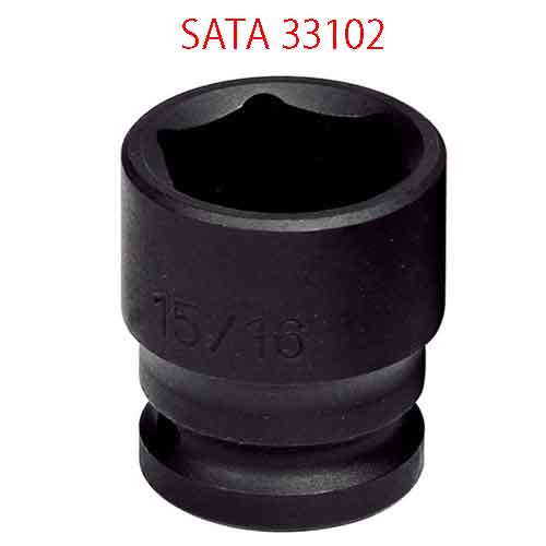 Đầu tuýp lục giác đen 1/2 inch cỡ 1/2 inch SATA 33102