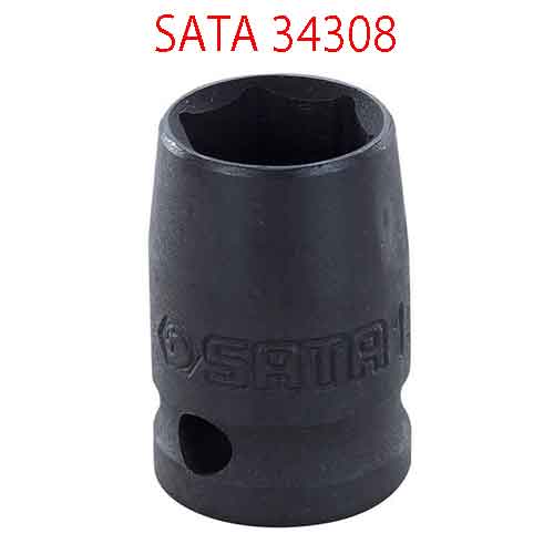 Đầu tuýp lục giác đen 1/2 inch cỡ 15mm SATA 34308