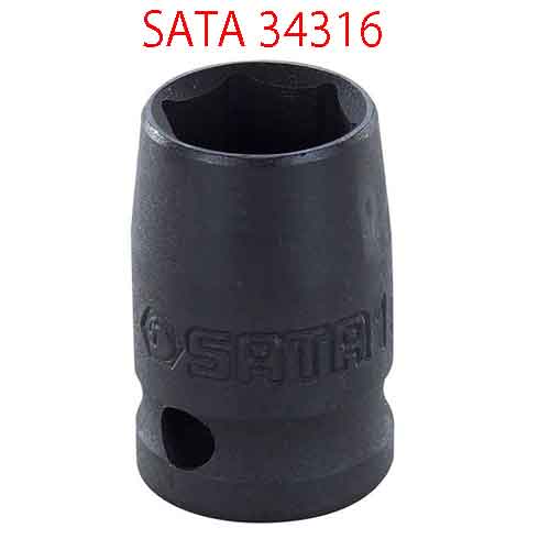 Đầu tuýp lục giác đen 1/2 inch cỡ 23mm SATA 34316